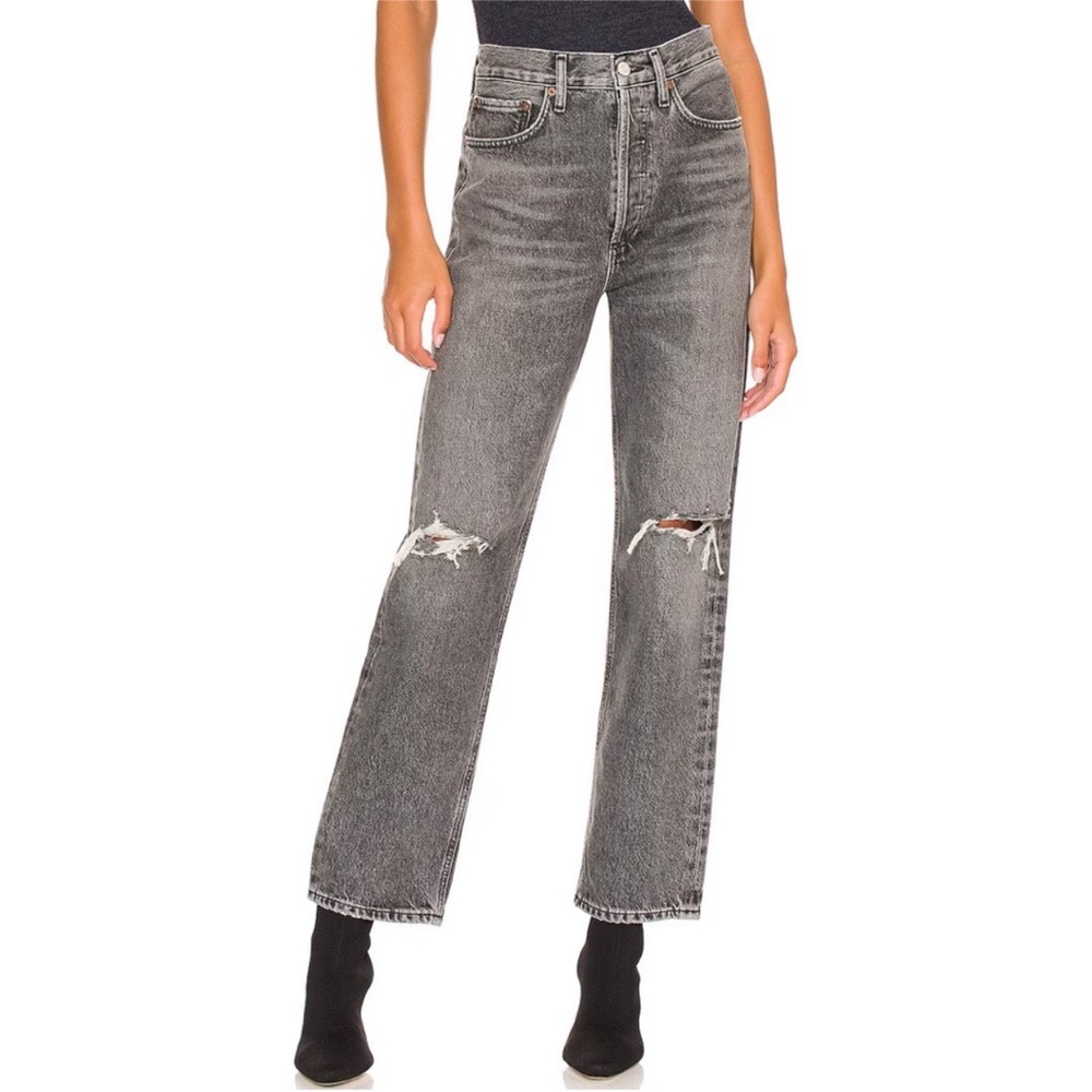 Agolde 90s Mid Rise Loose Fit Jeans in Outline Wash 24 NWT